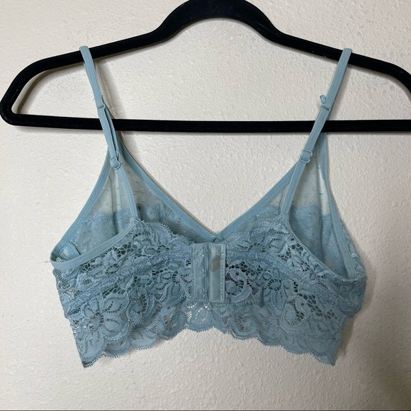 Bootybag The Kara Blue Lace Bralette - Picture 3 of 5